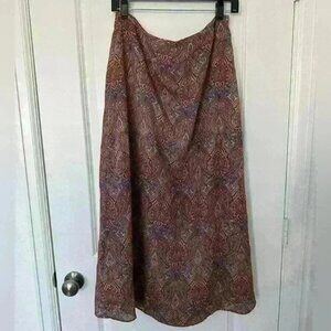 Vintage Paisley Maxi Skirt size Large